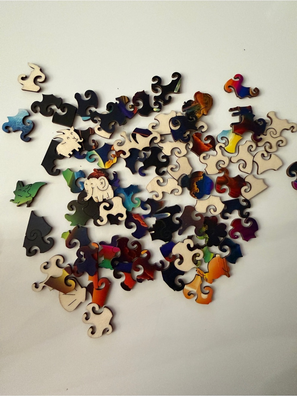 Colorful Kids Puzzle Pieces Set - Multicolor